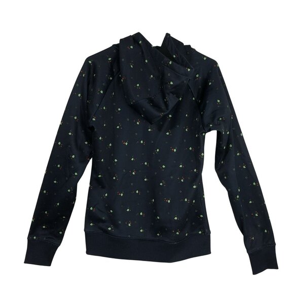 Burton Durables Goods Hoodie Zip-Up Cherry Print Size L Navy Blue - Picture 12 of 15